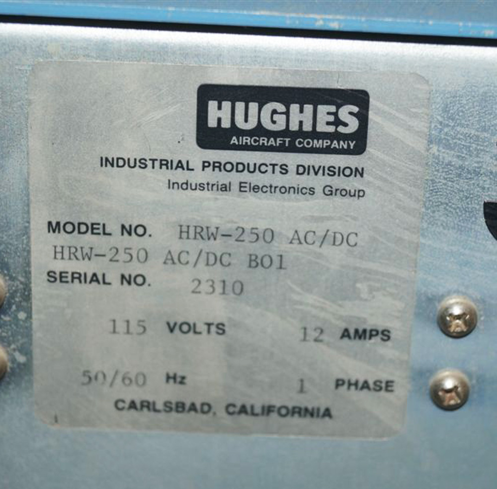 12861B-HUGHES-HRW-250AC-DC-BO1-POWER-SUPPLY