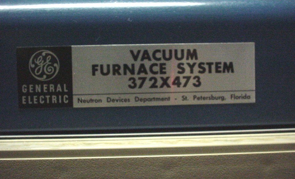 GE Ultex 372X473 Vacuum Furnace
